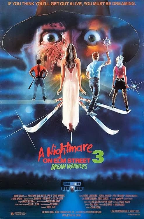 A Nightmare on Elm Street 3: Dream Warriors film posteri