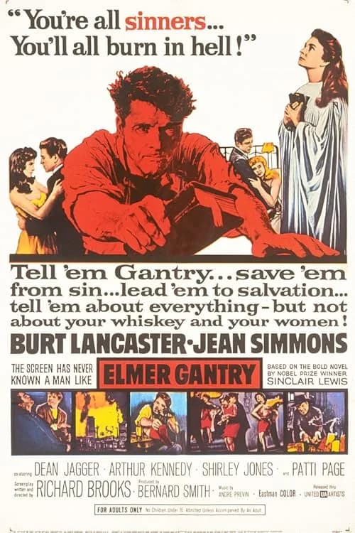 Elmer Gantry film posteri