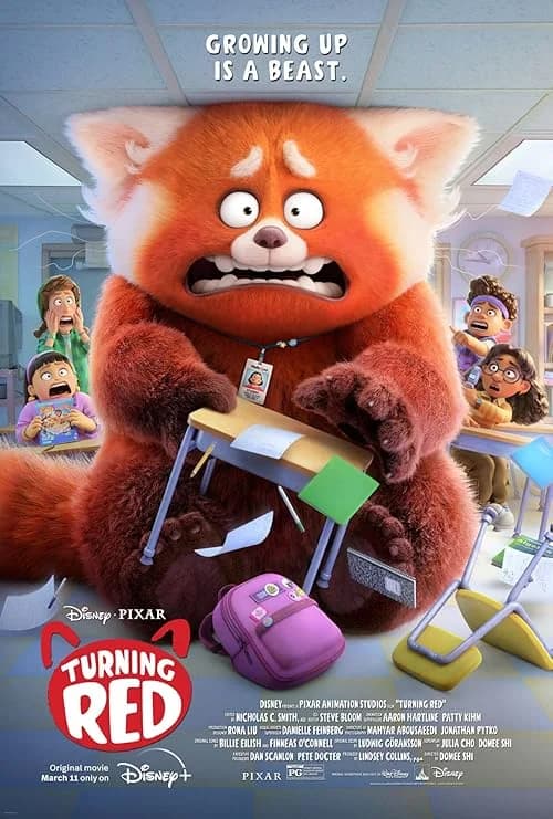 Turning Red film posteri